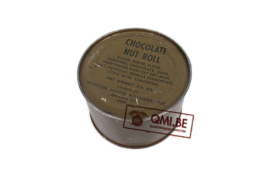 Can, Chocolate Nut Roll (Dated 1971)