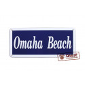 Sign, Omaha Beach, Enameled (45 x 20 cm)