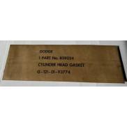 G502/G507 Gasket, engine cylinder head