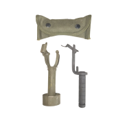 US WW2 LAUNCHER, GRENADE, M7, FAY & SCOTT with launcher sight M15 and adapter M-1 GML 43 