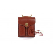 Pocket, magazine (Colt.45), Brown leather w/ brass hook
