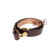 Officers leather garrison belt w/ brass US buckle