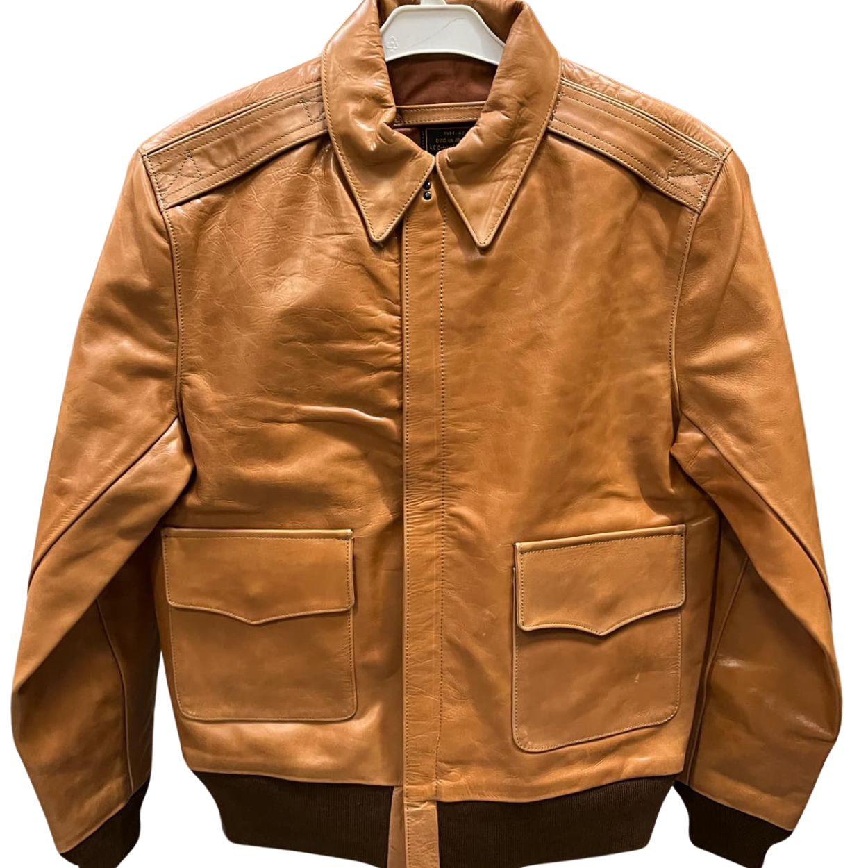 Type A-2 Leather Flight Jacket (Horsehide pull up leather)