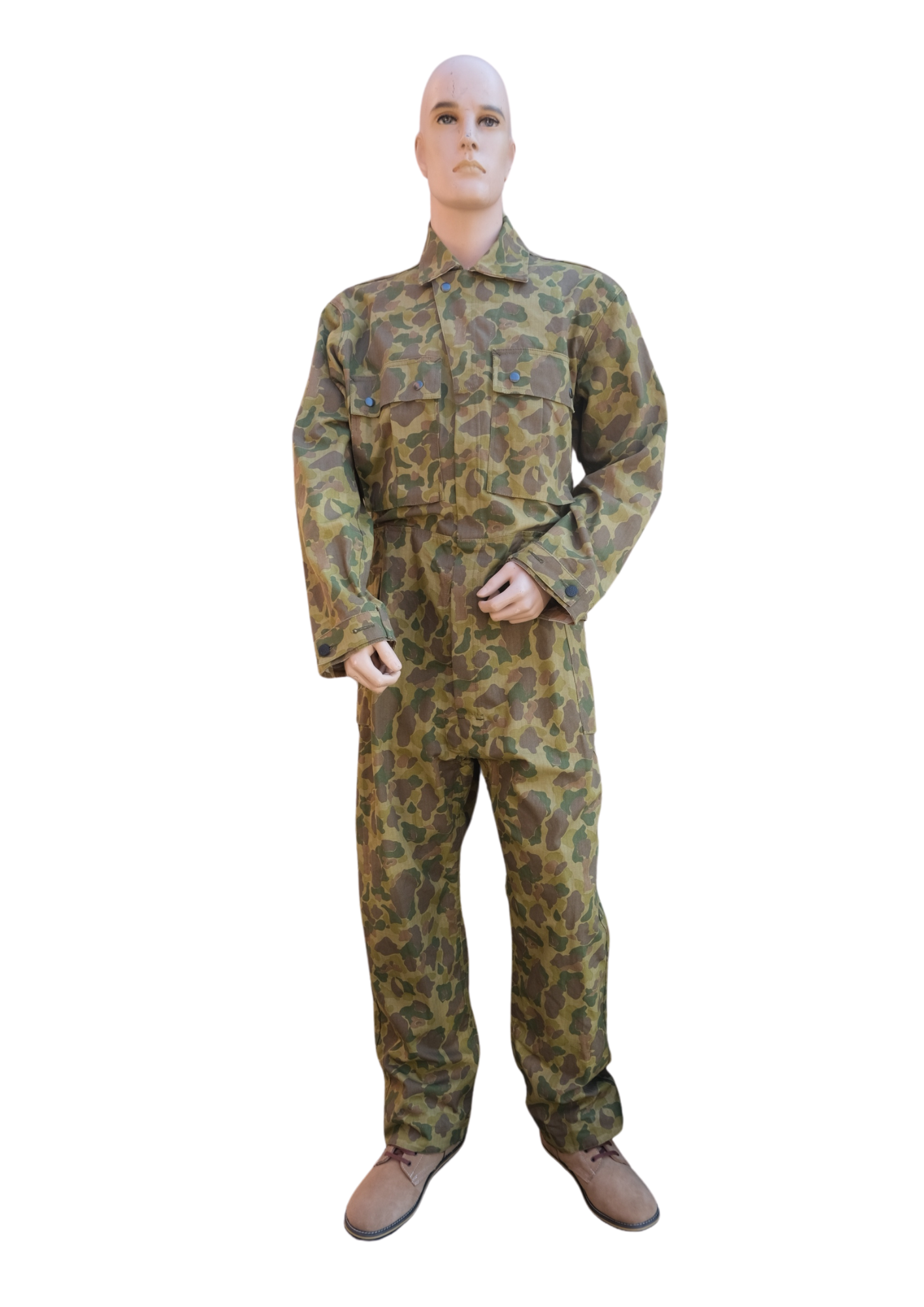 HBT Coveralls Camouflage, Army ( De Brabander Mfg. Co.)