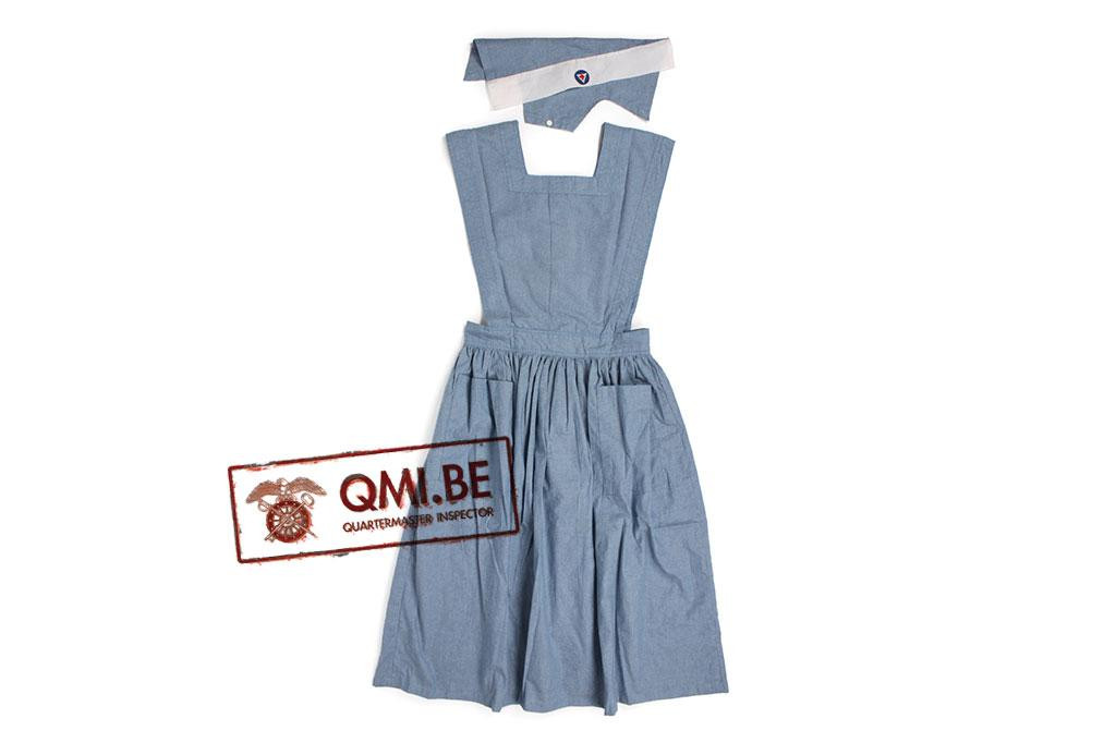 Nurse Aide Service Dress w/ Cap