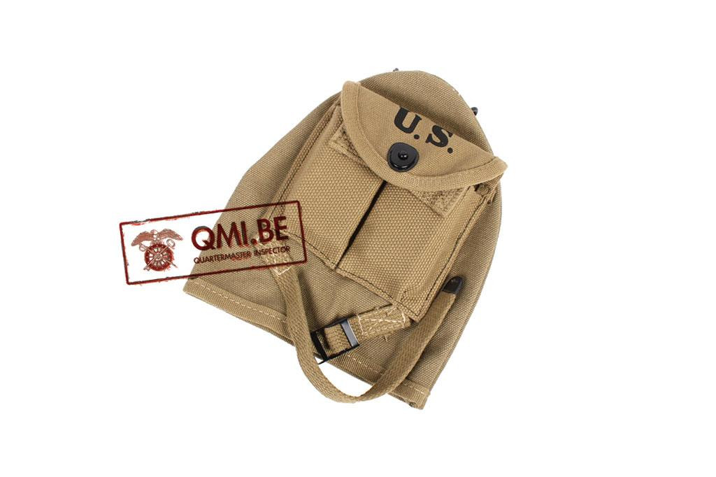 T-shovel cover with M1 Carbine ammo pouch