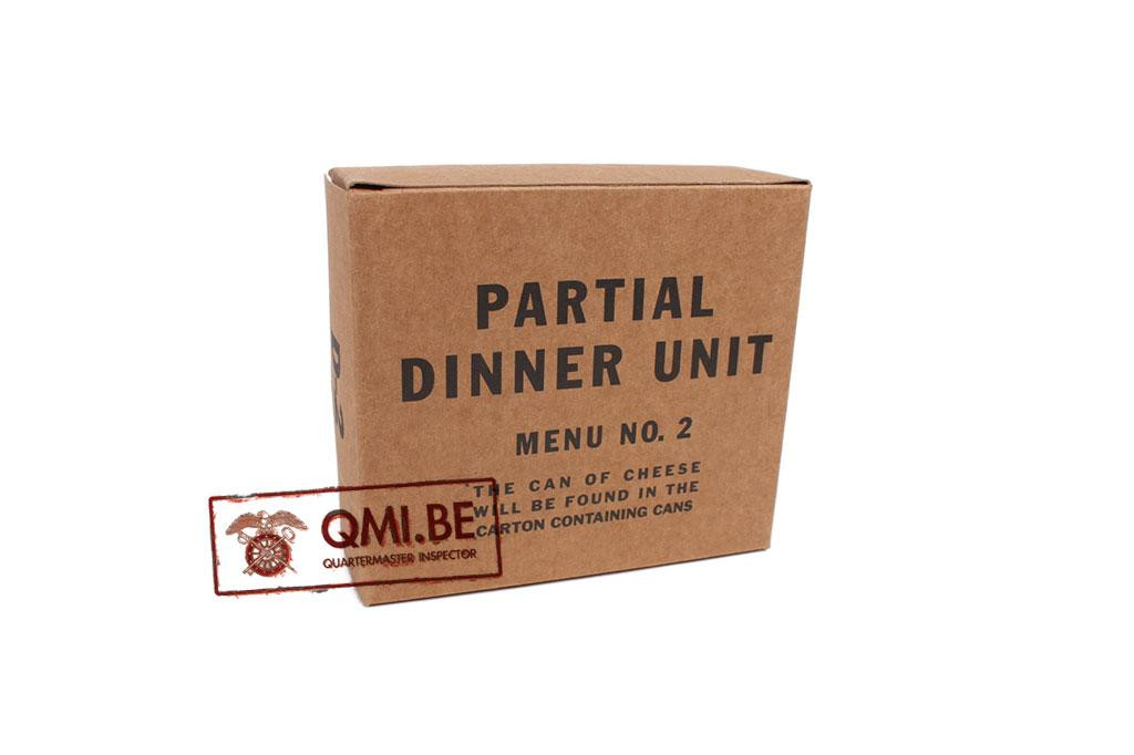 Partial Dinner Unit, D-2