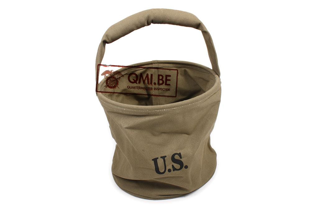 US WWII Fold up Canvas Water bucket