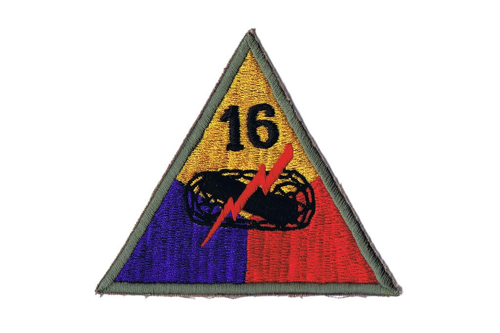 Patch, 16th Armored Division (Armadillo)