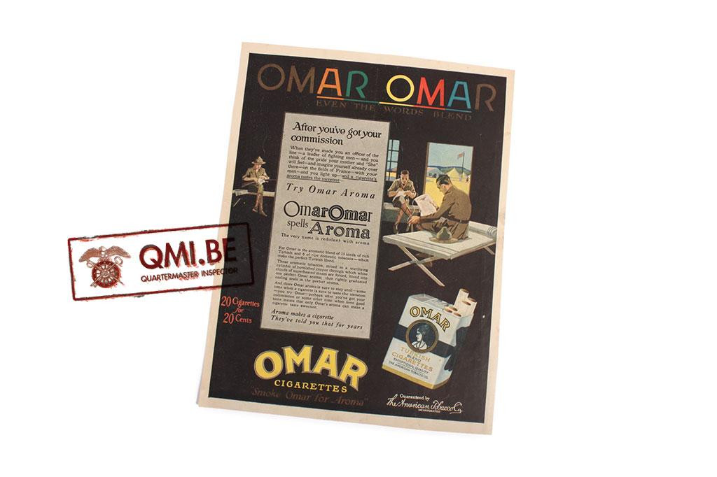 Orig. WW2 advertisement “Omar”