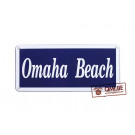 Sign, Omaha Beach, Enameled (45 x 20 cm)