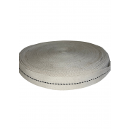 Repro US WW2 canvas parachute webbing (White)