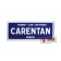 Sign, Road, CARENTAN, Enameled (48 x 20 cm)