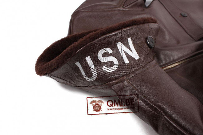 usn leather flight jacket